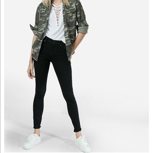 Express black jeans
